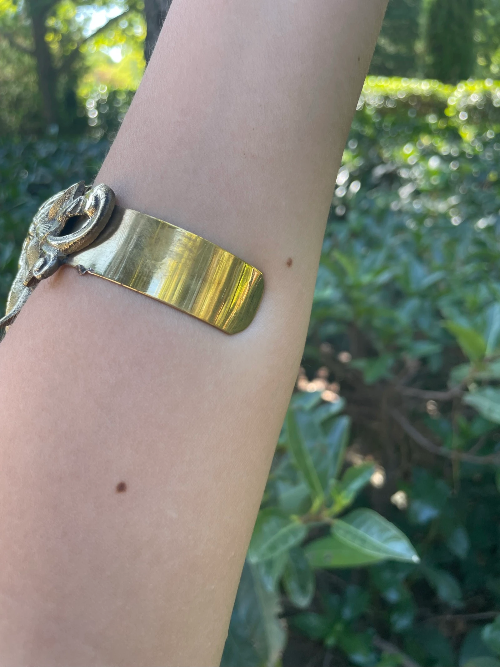 Brazalete étnico elefante dorado – photo 3